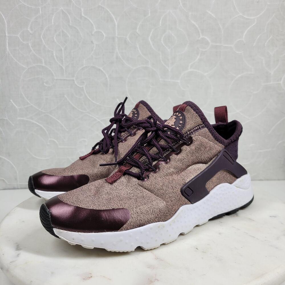Nike Air Huarache Sneakers Women 8 Port Wine Ultra Running Shoes Activewear